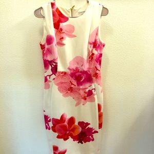 Calvin Klein flower dress size 6